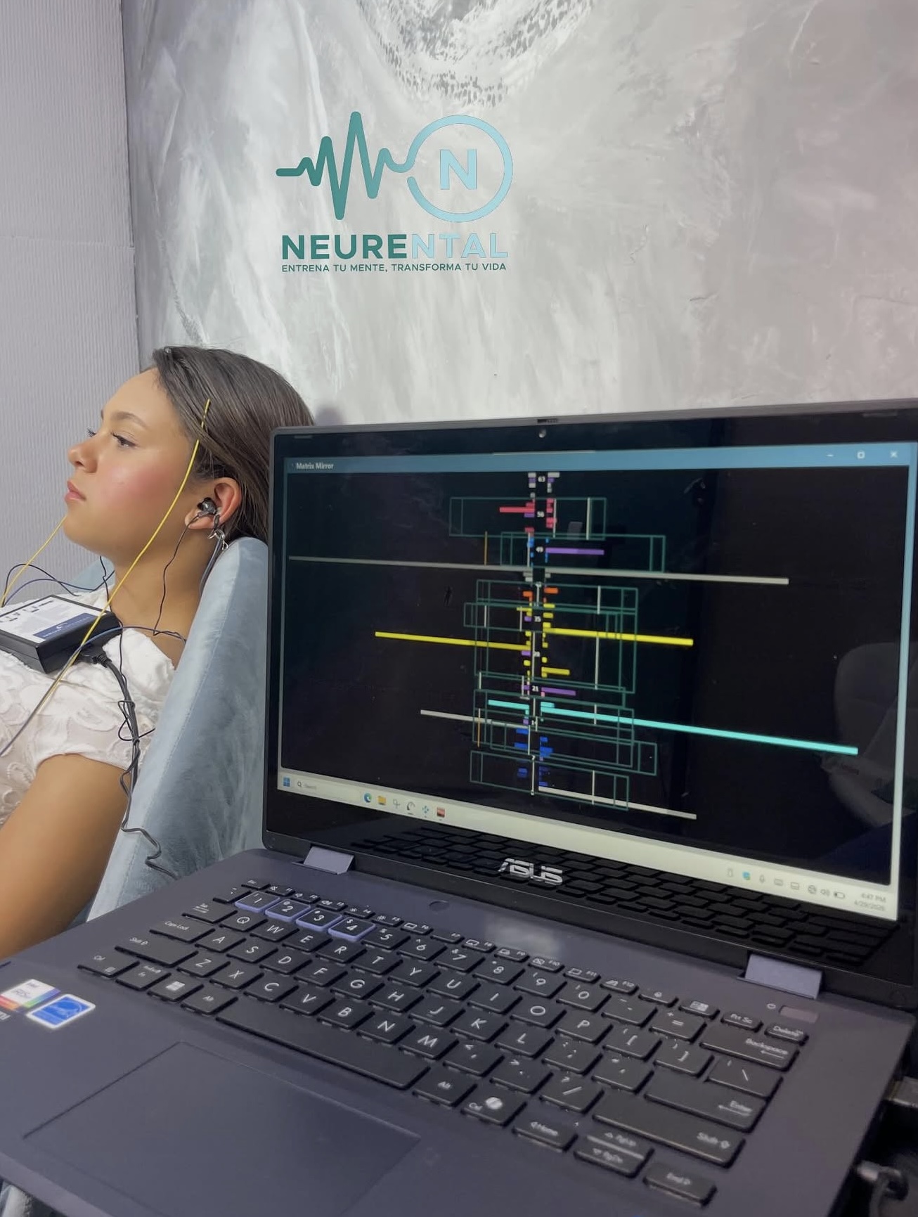 Sesión real de Neurofeedback NeurOptimal en Neurental, Caracas